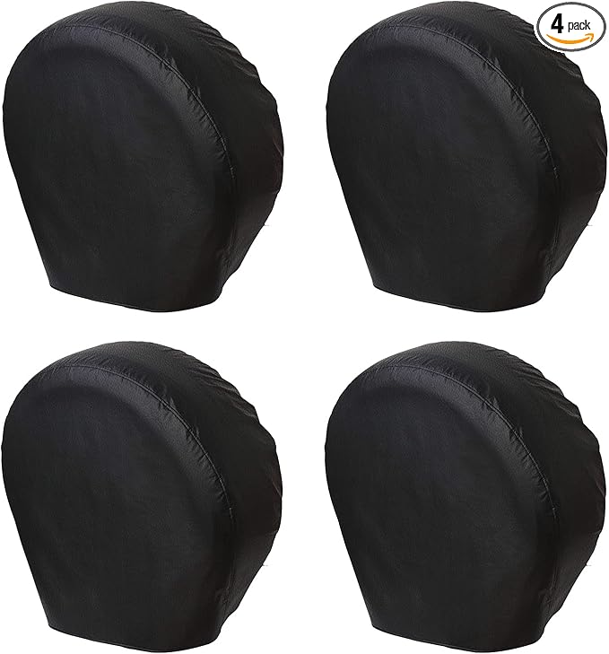 Rough Tire Covers 4 Pack, Waterproof Vinyl Wheel Protectors by VINPATIO