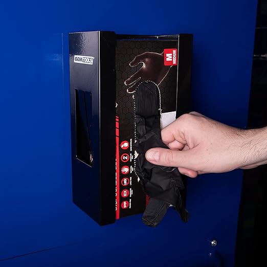OEMTOOLS 23125 Black Magnetic Glove Dispenser, Disposable Gloves Box Holder - Image 7