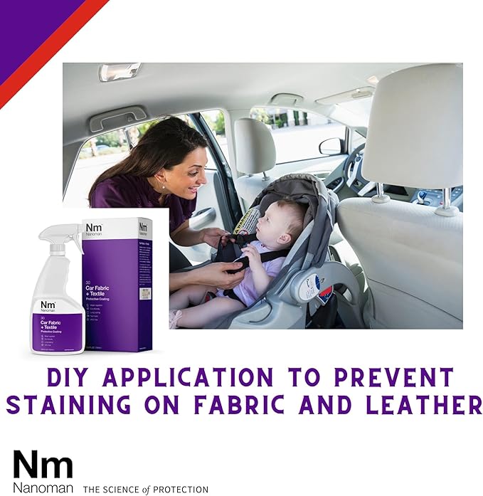 NANOMAN Nano-Technology Car Fabric & Upholstery Care Hydrophobic Waterproof - Image 4