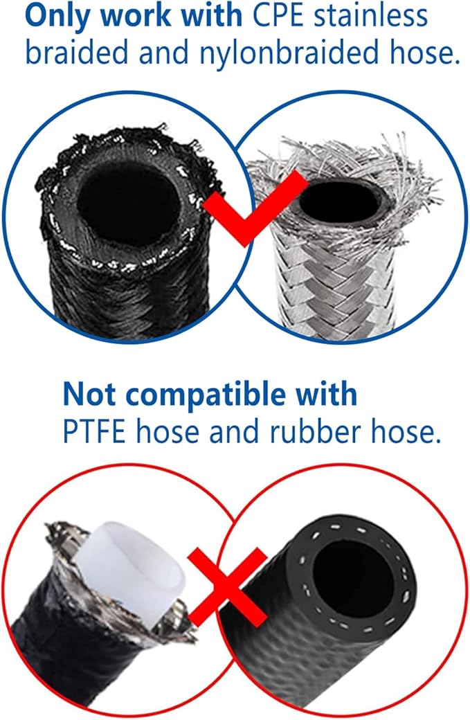 LokoCar 10AN Hose End Fitting 180 Degree Swivel - Image 4