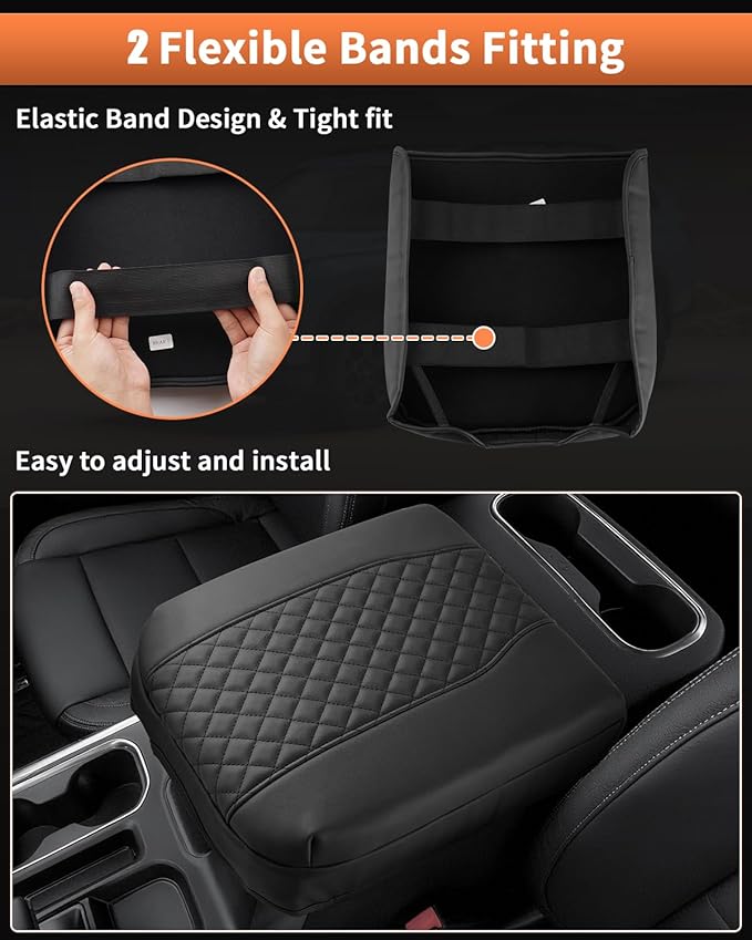 Shademax Center Console Cover for Chevy Silverado/GMC Sierra 1500 2019-2025 2026 - Image 5