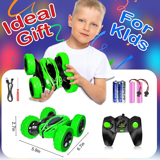 FREE TO FLY Remote Control Car for Boys 8-12: 2.4Ghz Electric Rechargeable Race - Image 7