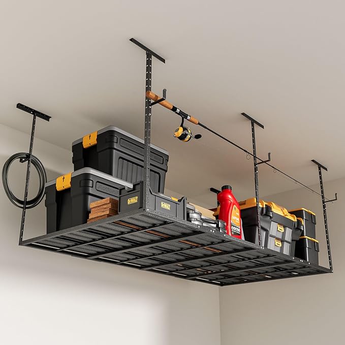 Heavy-Duty 4x8 Overhead Garage Storage Rack – Holds 20% More Weight, 800lbs - Image 2