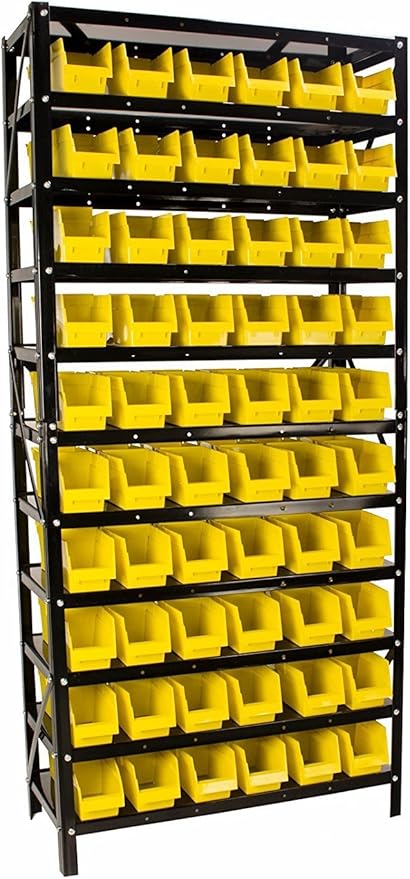 Erie Tools TLPB60 60 Parts Bin Shelving Organize by Erie+Tools