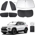 TINGLU Window Shades for Chevrolet Trailblazer 2021-2024 2025 Accessories Car by TINGLU