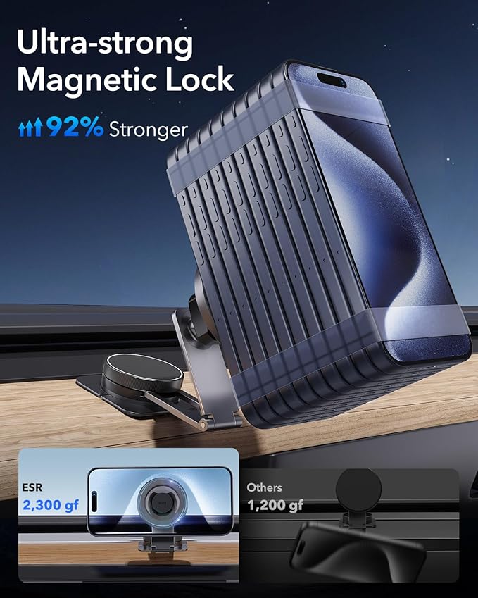 ESR for MagSafe Car Mount, Car Phone Holder, Dashboard/Tesla Touchscreen Car - Image 4