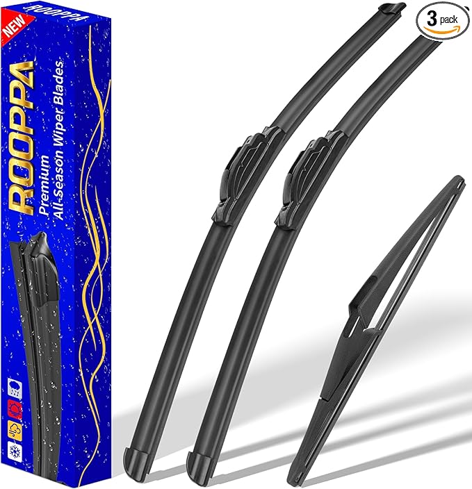3 wipers Replacement for 2018-2023 Nissan Kicks, Windshield Wiper Blades by ROOPPA