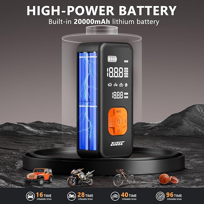 Tire Inflator Portable Air Compressor - Image 3