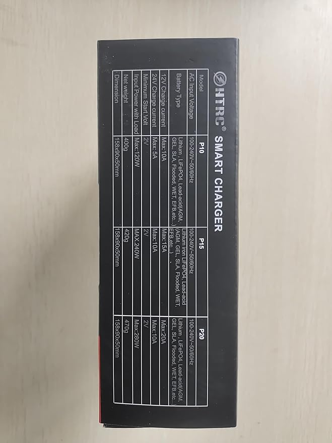 Haisito: 20A 12V/24V Smart Battery Charger –Automatic Maintainer, Trickle - Image 11
