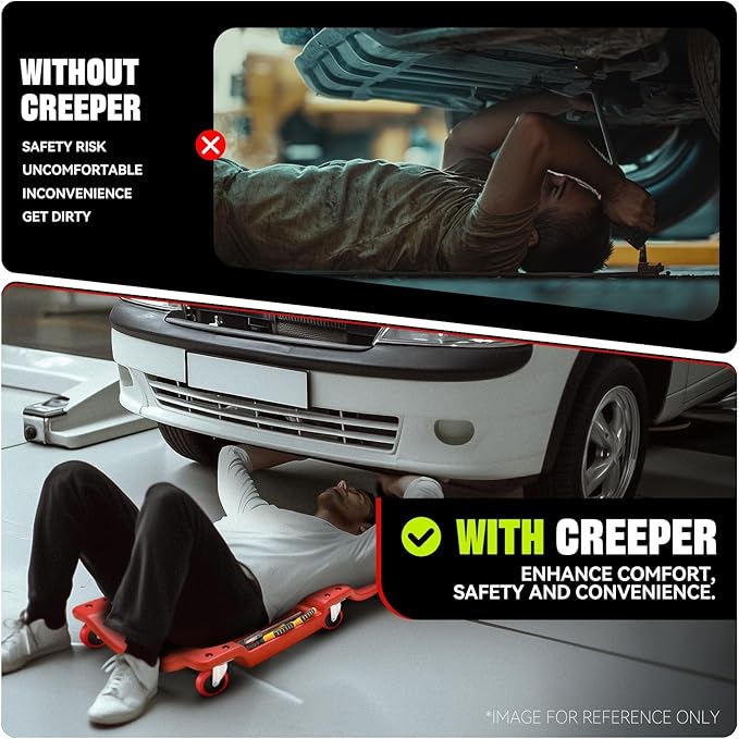 Auto Dynasty 36 Inches Mechanic Creeper, Automotive Garage Repair Low Profile - Image 6