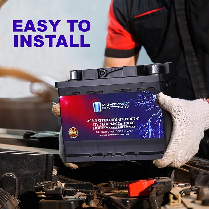 Mighty Max Battery MM-H5 Start and Stop Car BCI Group Size 47 12V 60 AH - Image 6
