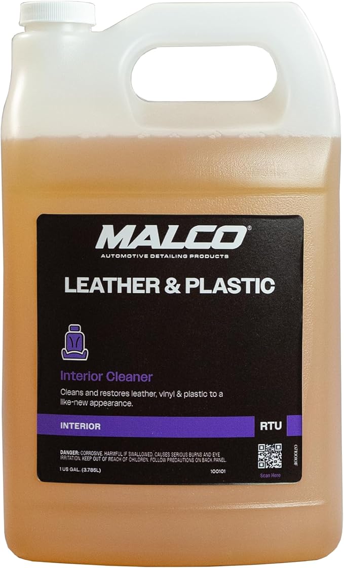 Malco Leather & Plastic Cleaner – Penetrates Deep to Remove Dirt, Grime and by MalcoProductsInc