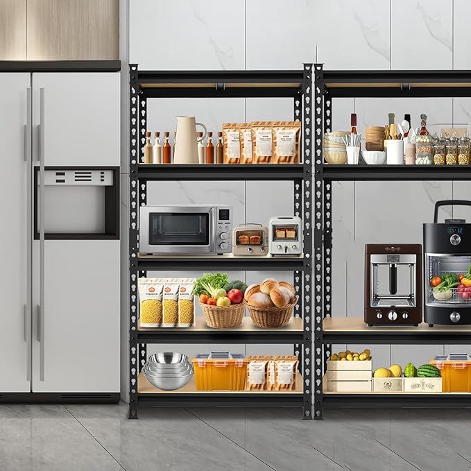 BIG RED 5 Tier Heavy Duty Garage Storage Shelving: Adjustable Metal Utility - Image 8