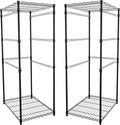 SafeRacks 2 Pack 5-Tier Steel Tote Rack by SafeRacks