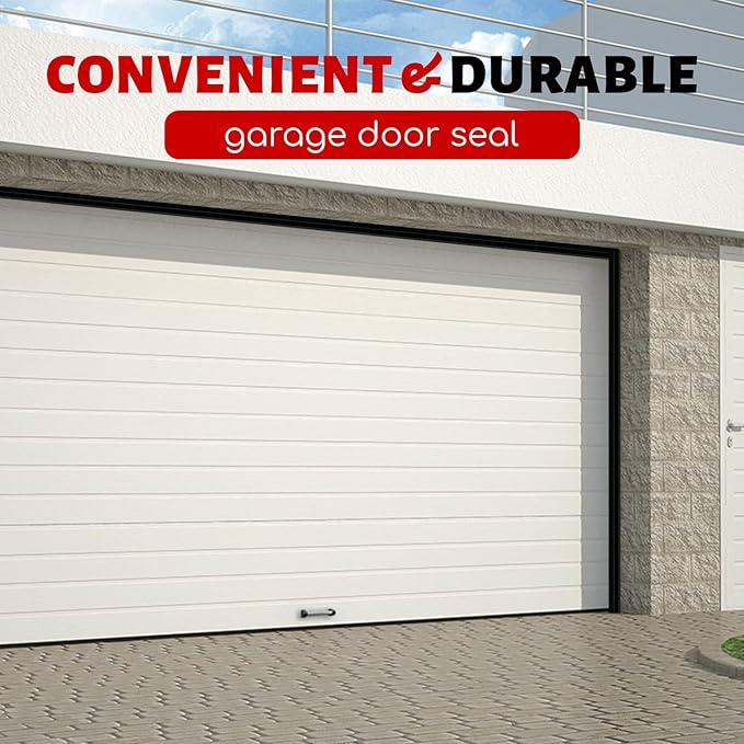 Garage Door Seal Top and Sides Seal Strip, 40FT Universal Garage Door Weather - Image 7