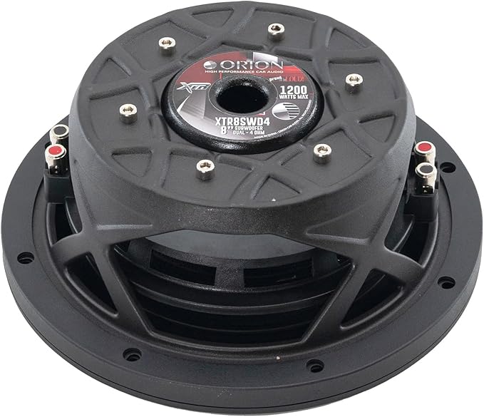 Orion XTR Series XTR8SWD4 Free Air Slim Shallow Mount 8” Car Subwoofer - Image 4