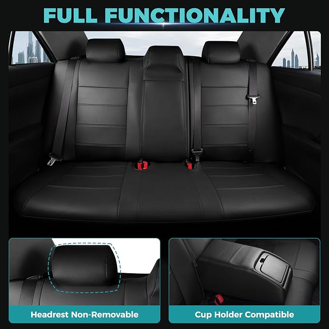 for Toyota Camry Seat Covers L LE XLE 2012 2013 2014 2015 2016 2017 - Image 5