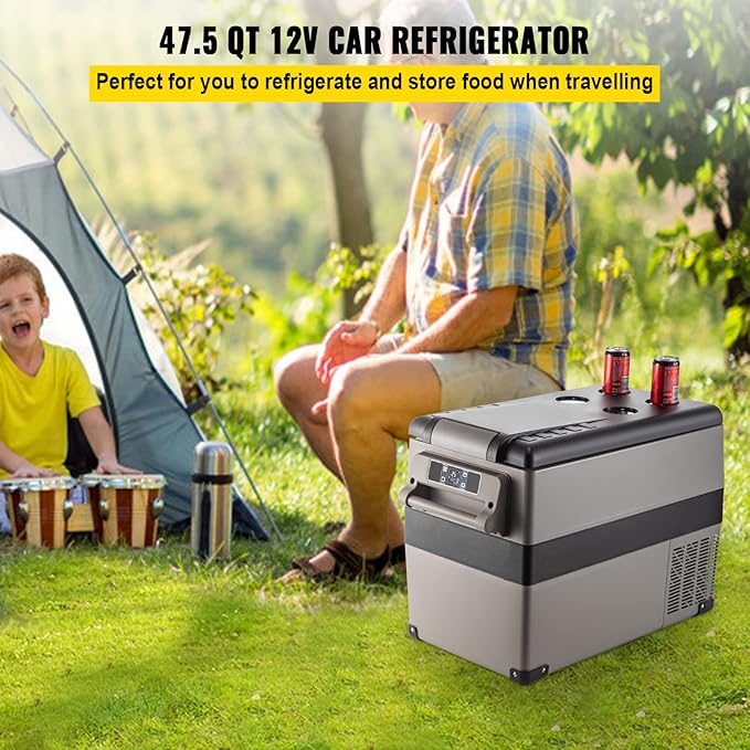 VEVOR 12 Volt Refrigerator, 48 Quart Fast Cooling Portable Freezer - Image 2