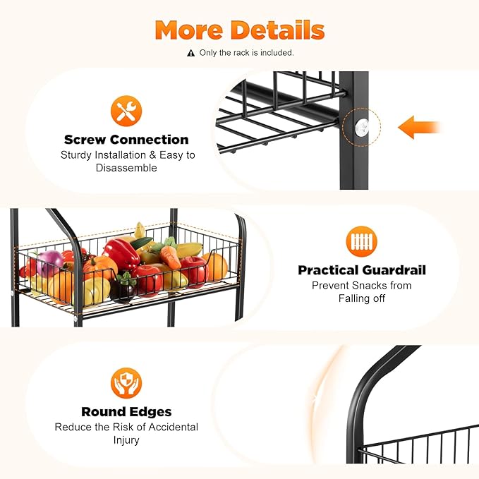 Retail Display Rack 4-Tier Market Merchandise Display Shelf - Image 7