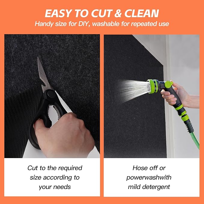 8.2’x 22' Garage Floor Mat & Oil Spill Mat, Heavy Duty Under Car Mat - Image 5