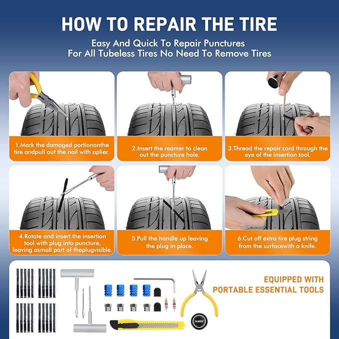 Tire Repair Kit, E-Bikes and Motorcycles - Image 3