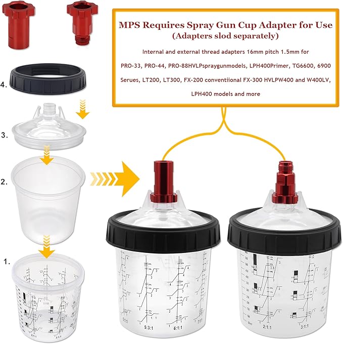 Disposable Paint Cup 20 Ounce Kit - Image 4