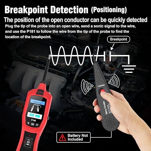 Circuit Breaker Finder Tool, Battery Tester, AC DC Voltage Tester, Fuel - Image 9