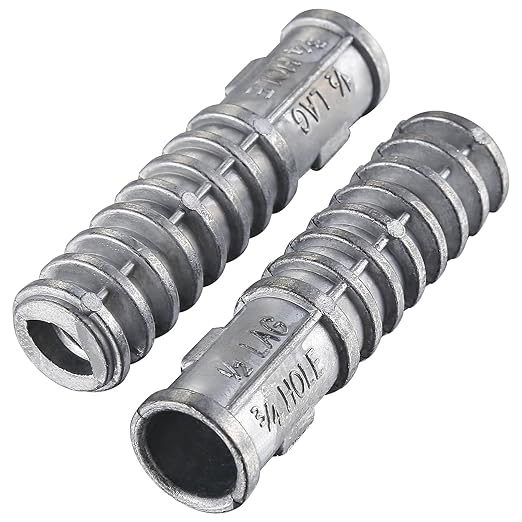 Wensilon 1/4 * 1 Lag Shield Anchor Long Zinc Alloy Bolts Concrete Anchors by Wensilon