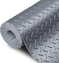 SEAL 6 x 20 Ft Premium Garage Floor Mat, Solid 2.8mm Thick Gray Commercial by SEAL
