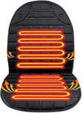 Heated Seat Covers, 2 Fast Heating Models Heated Seat Cushion Black by Teomi