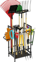 Garden Tool Organizer Rack for Garage, Yard Tool Tower Rack Organizer, Tools by VGMiu