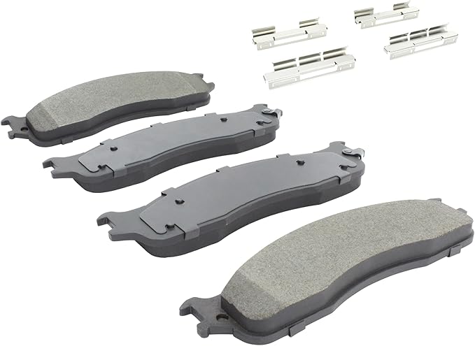 Premium Semi-Metallic Front Brake Pads Compatible - Image 2