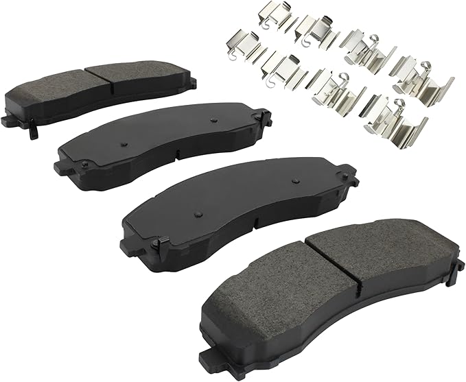 Premium Semi-Metallic Rear Brake Pads Compatible - Image 2