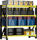 3000LBS Heavy Duty Storage Shelves, 4-Tier Adjustable Garage Organization by Qxdyt