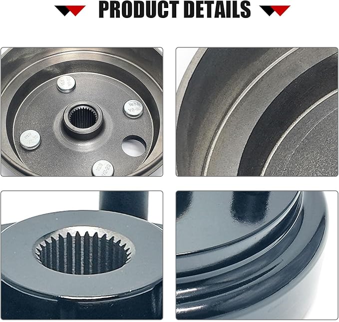 LOSTAR Golf Cart Brake Drum Hub Assembly - Image 6
