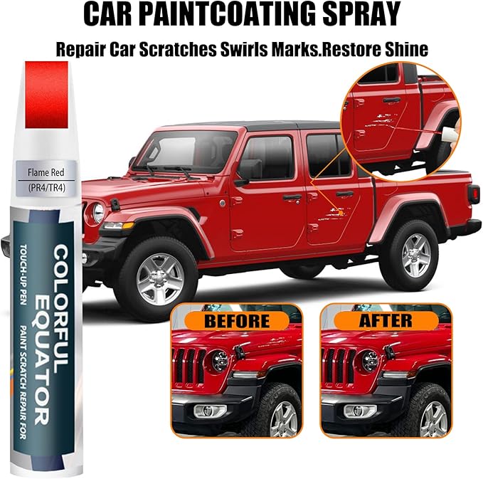 PR4/TR4 Flame Red Touch Up Paint - Image 3