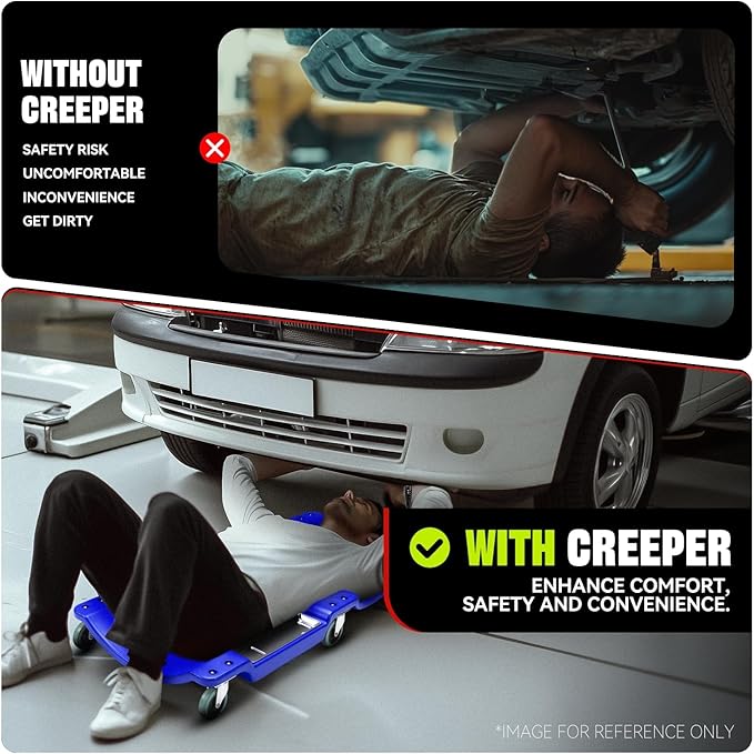 Auto Dynasty 40 Inches Mechanic Creeper, Automotive Garage Repair Low Profile - Image 6