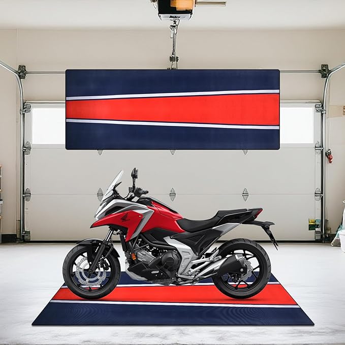 Motorcycle Mat, Heavy-Duty Surface by Unknown