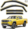 in-Channel Window Rain Guards Fit by Unknown