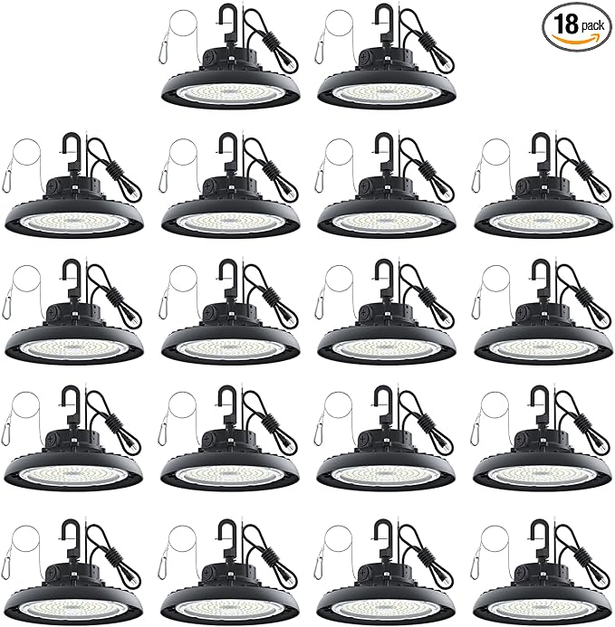 High Bay Lights LED UFO Light 240W LED Shop Lights 6000K IP65 Commercial Bay by AIKVSXER