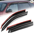 Auto Dynasty 4Pcs Carbon Fiber Pattern Window Visors Compatible by AutoDynasty