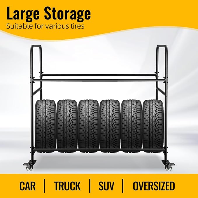 60" Tire Storage Rack - Image 5