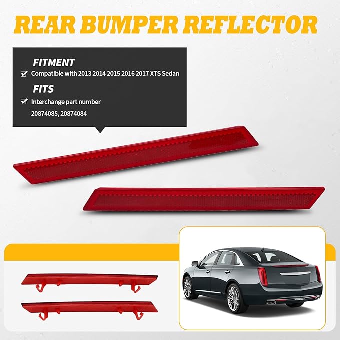 20874085 20874084 Rear Bumper Reflector Compatible - Image 2