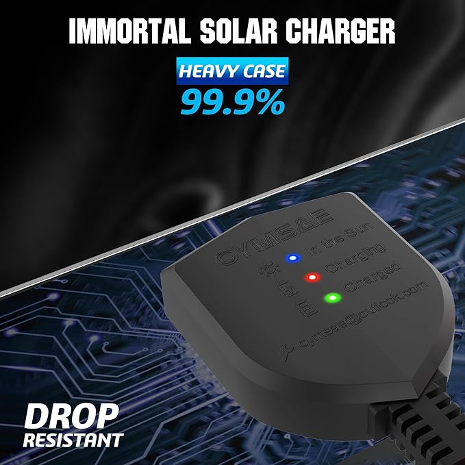 OYMSAE 30W 12V Solar Battery Charger Waterproof Solars Battery Maintainer - Image 7