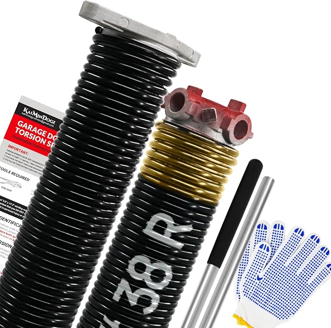 Pair of 1.75" Garage Door Torsion Springs Set by KaiMinDogzGarageDoorSpring