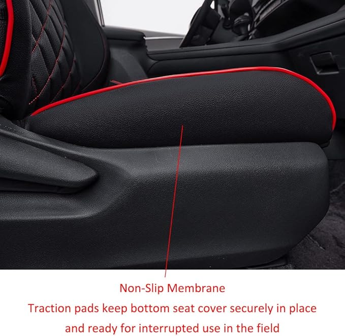 EKR Sienna Seat Covers for 2021-2025 Toyota Sienna LE, 8 Seats, 2nd Row 4/2/4 - Image 3