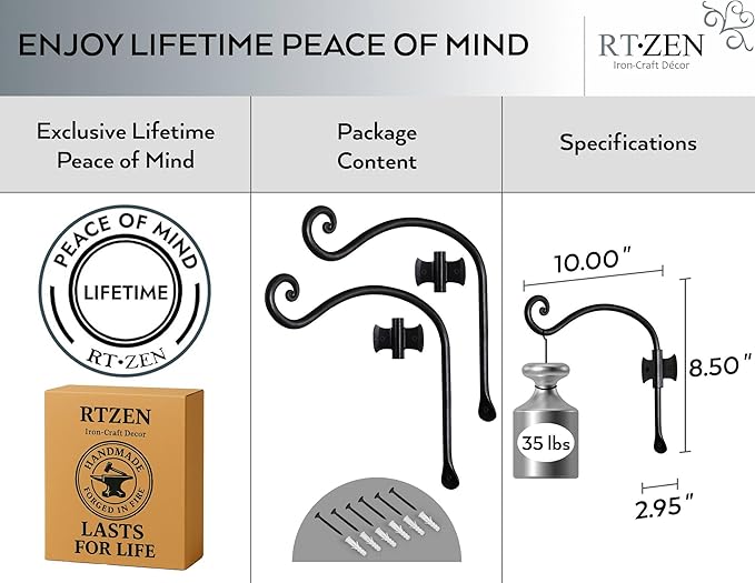 RTZEN Plant Hangers Outdoor or Indoor - Image 3