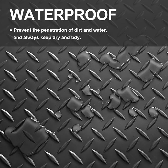 Garage Floor Mat 2.8mm Thickness PVC Garage Flooring Roll Diamond Plate Floor - Image 6