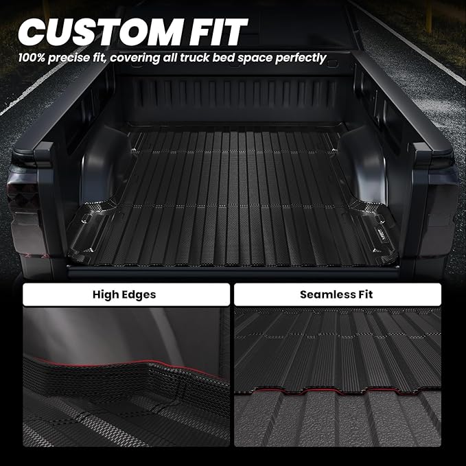 LASFIT Bed Mat 2007-2018 for Chevy Silverado/GMC Sierra 1500 & 2007-2019 - Image 4