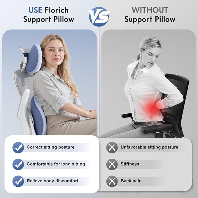 FLORICH Lumbar Support Pillow and Neck Pillow - Image 6